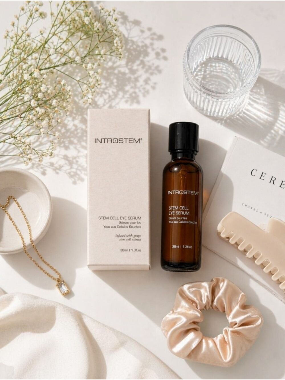 Introstem Hydrating Eye Serum 1.3oz Sodium Hyaluronate New Sealed 38ml - Picture 3 of 6